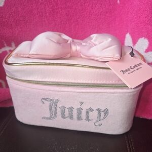 Juicy Couture Pink Bow Cosmetic Bag